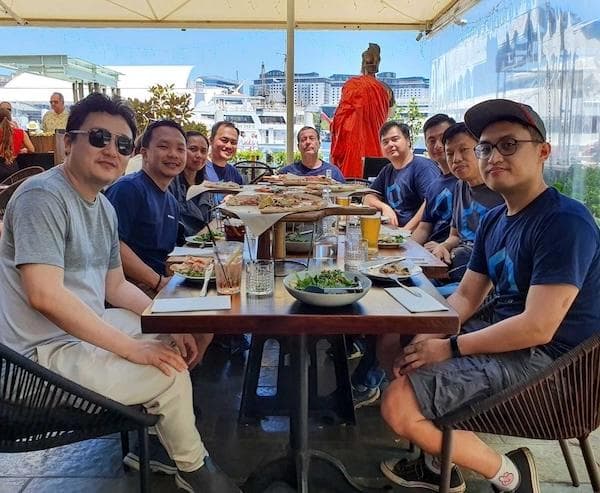 Code.Sydney's end of year mentor lunch 2022